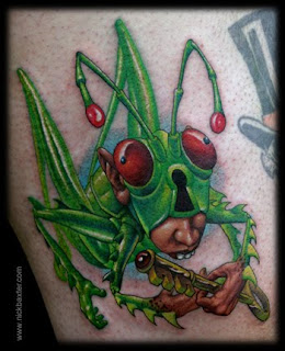grasshopper tattoo art