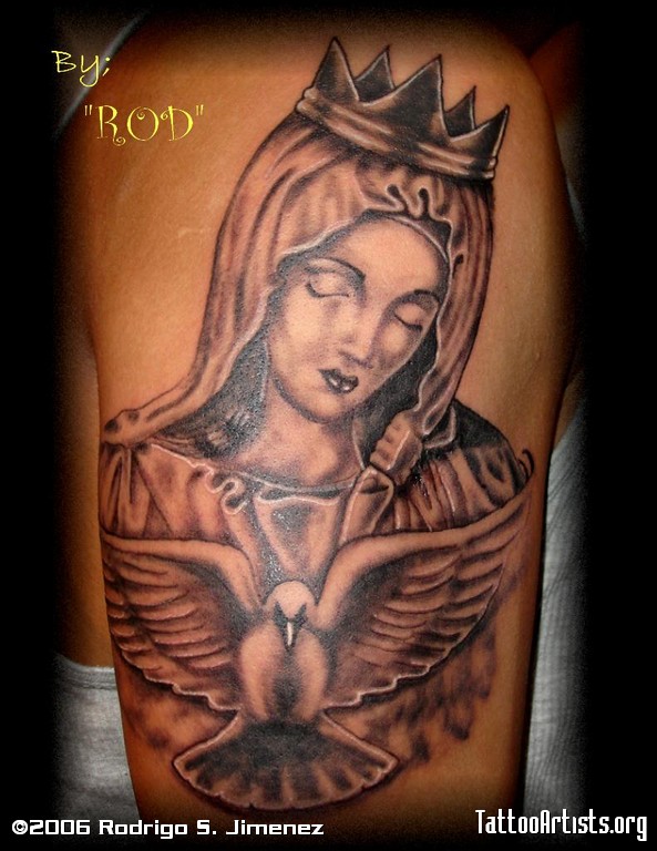 virgin tattoo art