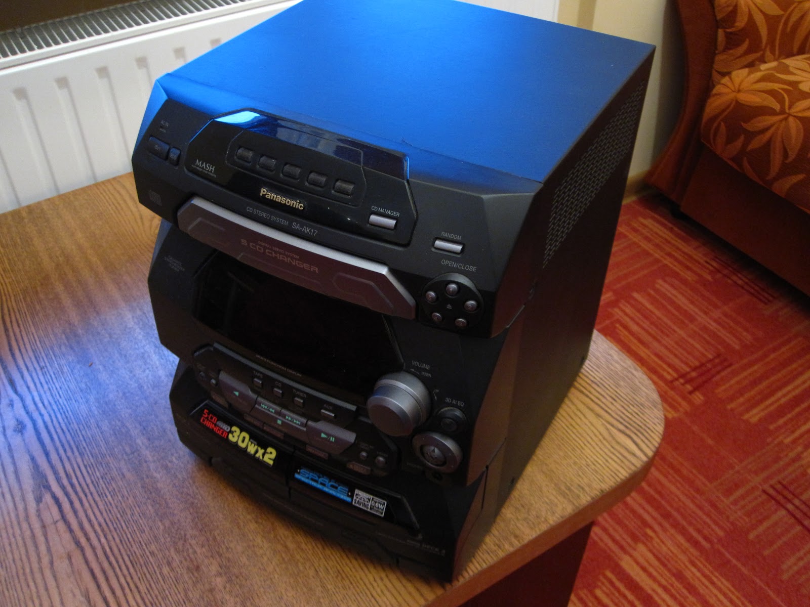 Mechadrake's workshop: Panasonic SA-AK17 stereo laser lens cleaning