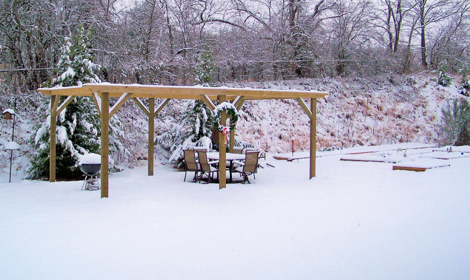 The Comforts of Home A Winter Pergola