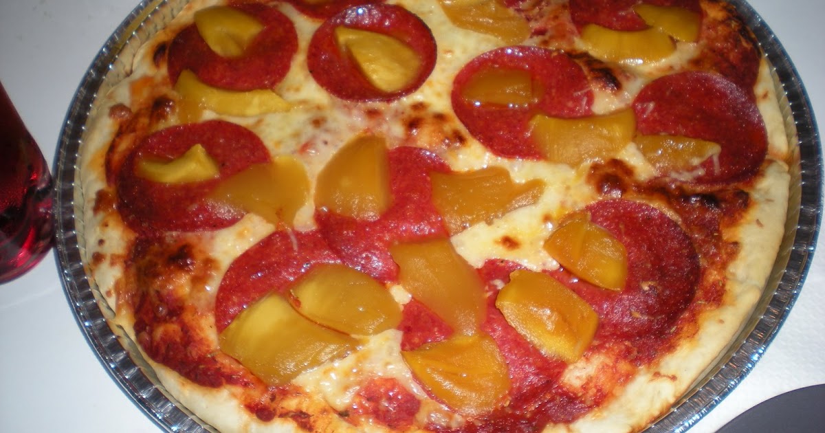 Random Cuisine Pineapple/Mango Pepperoni Pizza