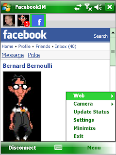 FacebookIM is a facebook chat