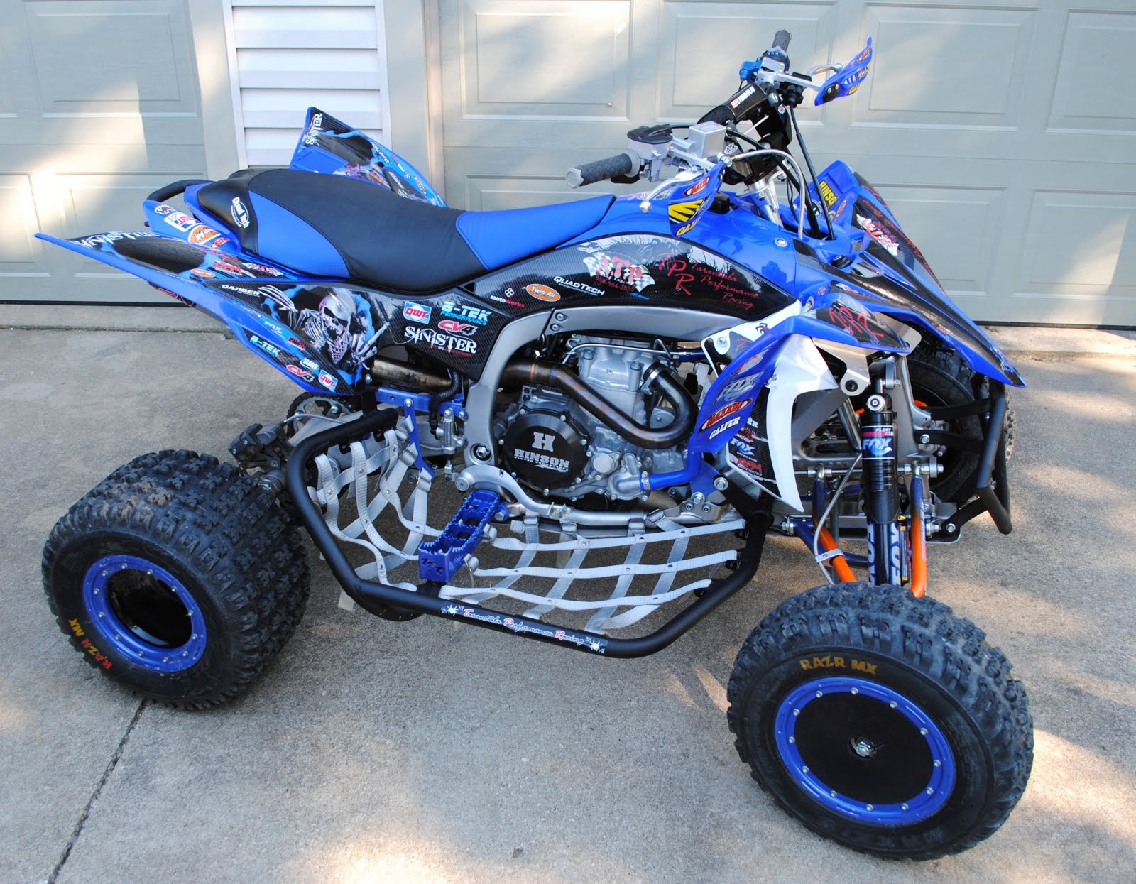 All About ATV Pics Graphic kit on project YFZR