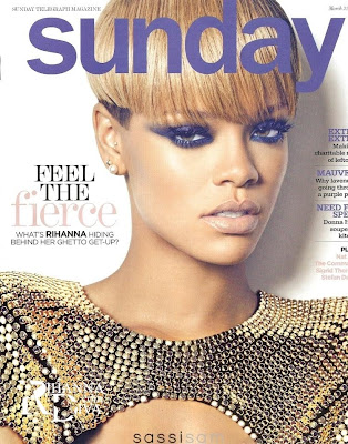 Rihanna In Australia Sunday Magazine Scans