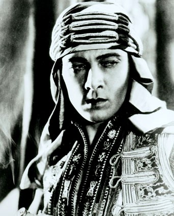 Rudolph Valentino in the movie ...
