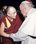 El Dalai Lama y Juan Pablo II