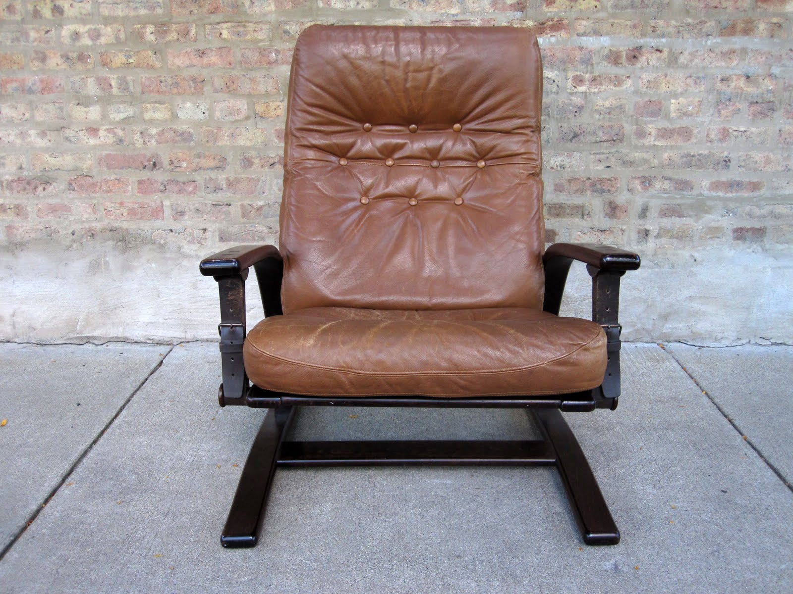 circa midcentury: 'westnofa' lounge chair and ottoman II