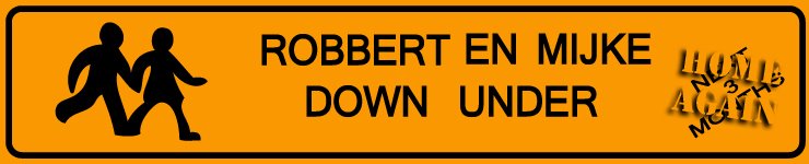 Robbert en Mijke Down Under - in English