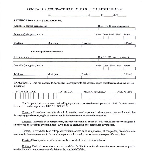 Coches manuales: Contrato compra venta de auto puebla Coches manuales: Contrato compra venta de auto puebla