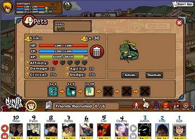 games ninja saga online games ninja saga online