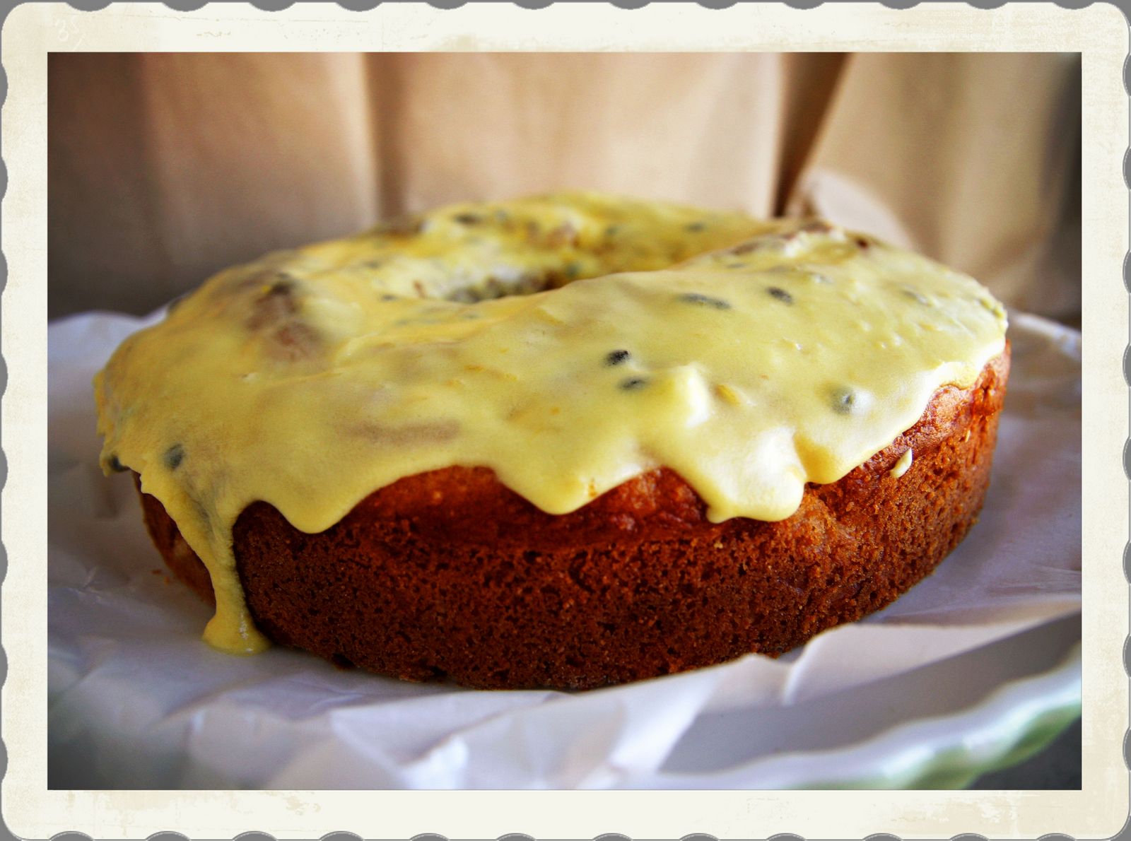 Simply Tea Apricot &amp; Coconut Cake With Passionfruit Icing!!!
