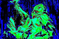 rapture in blue and green (Bernini)
