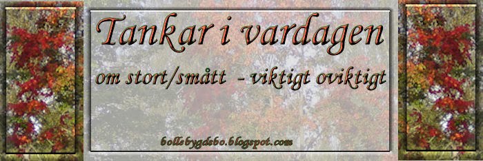 Tankar från vardagen