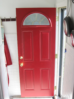 at home with H: How to: Paint steel entry doors