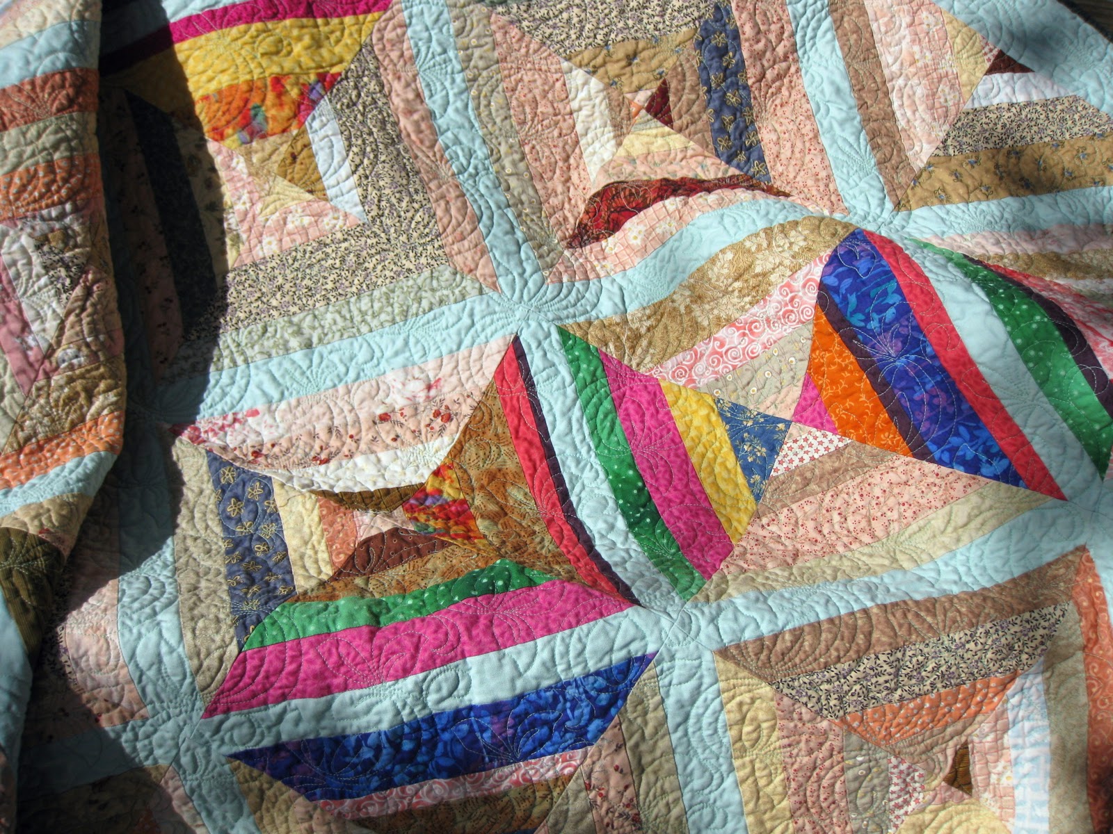 Millie's Quilting My Blue and Green Quilts