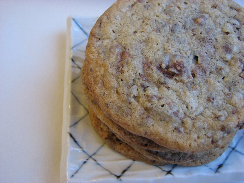 Heidi Bakes Guittard chocolate chip cookie recipe made with leftover