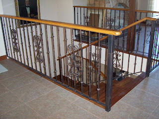 HIERRO FORJADO Y MADERA RUSTICOS: BARRANDAS EN HIERRO FORJADO