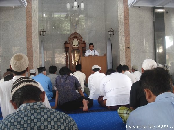 Kegiatan Shalat Jum'at 13 Februari 2009