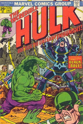 Incredible Hulk #175, Inhumans, Black Bolt, Counter-Earth, Herb Trimpe Incredible Hulk #175, Inhumans, Black Bolt, Counter-Earth, Herb Trimpe