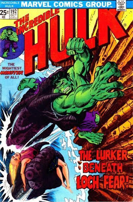 Incredible Hulk #192, Loch Ness Monster, Herb Trimpe