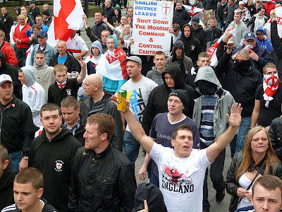 English Defence League rally