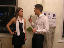 Interview on the green carpet at the NYU Fashion Show