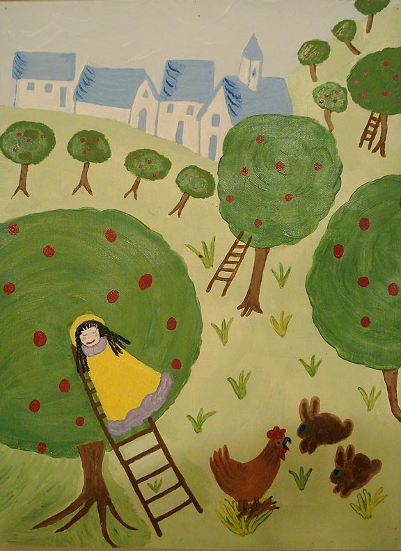 Mom's Latest: Girl in an Apple Tree