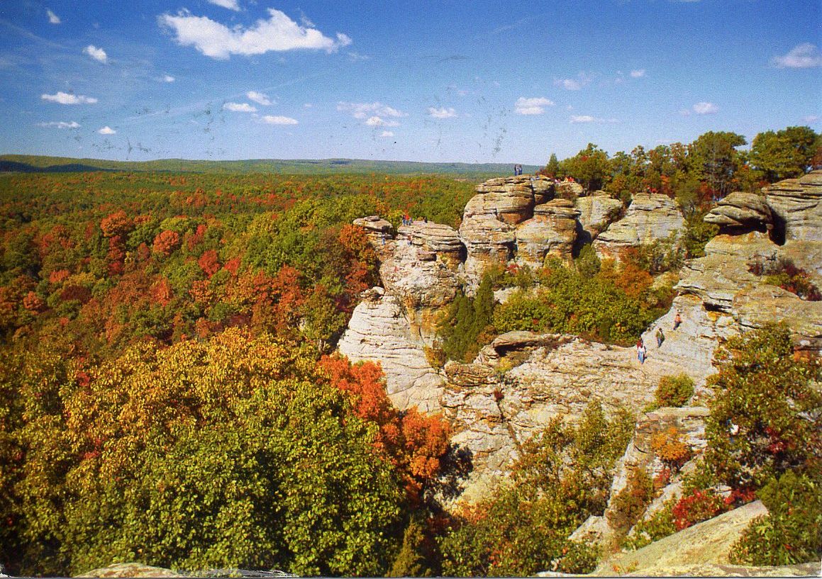 My Postcards Garden of the Gods, Southern Illinois