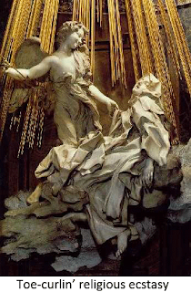 sculpture: the ecstasy of saint teresa