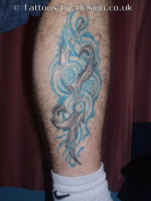 Celtic Leg Sleeve Tattoo