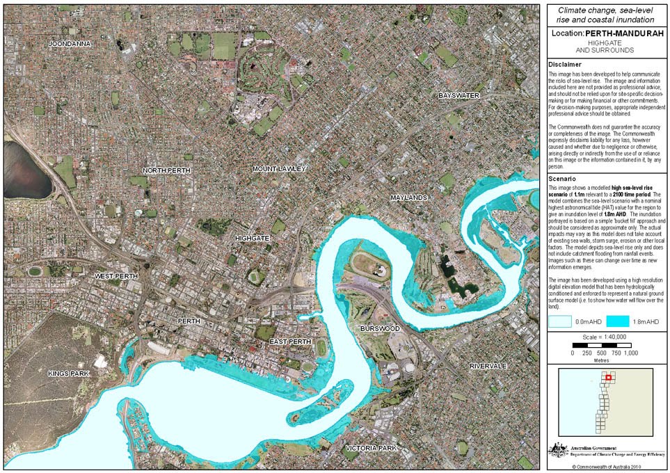 Maps predict future floods for Australian cities