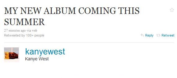 >News // Kanye West annonce son nouvel album pour cet été