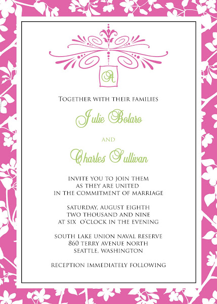 French Country Wedding Invitation This invitation is colorful and stylish French Country Wedding Invitation This invitation is colorful and stylish