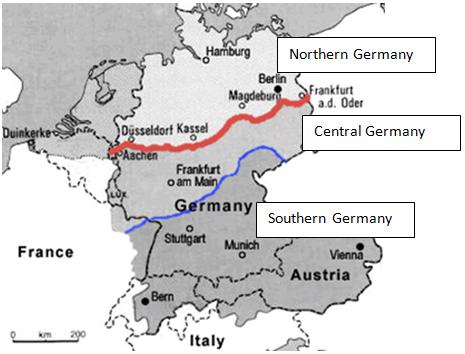 tourism culture and society german dialects niederdeutsch mitteldeutsch and oberdeutsch