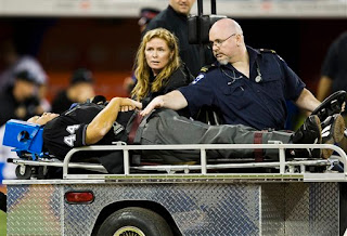 Kerwin Danley carted off again