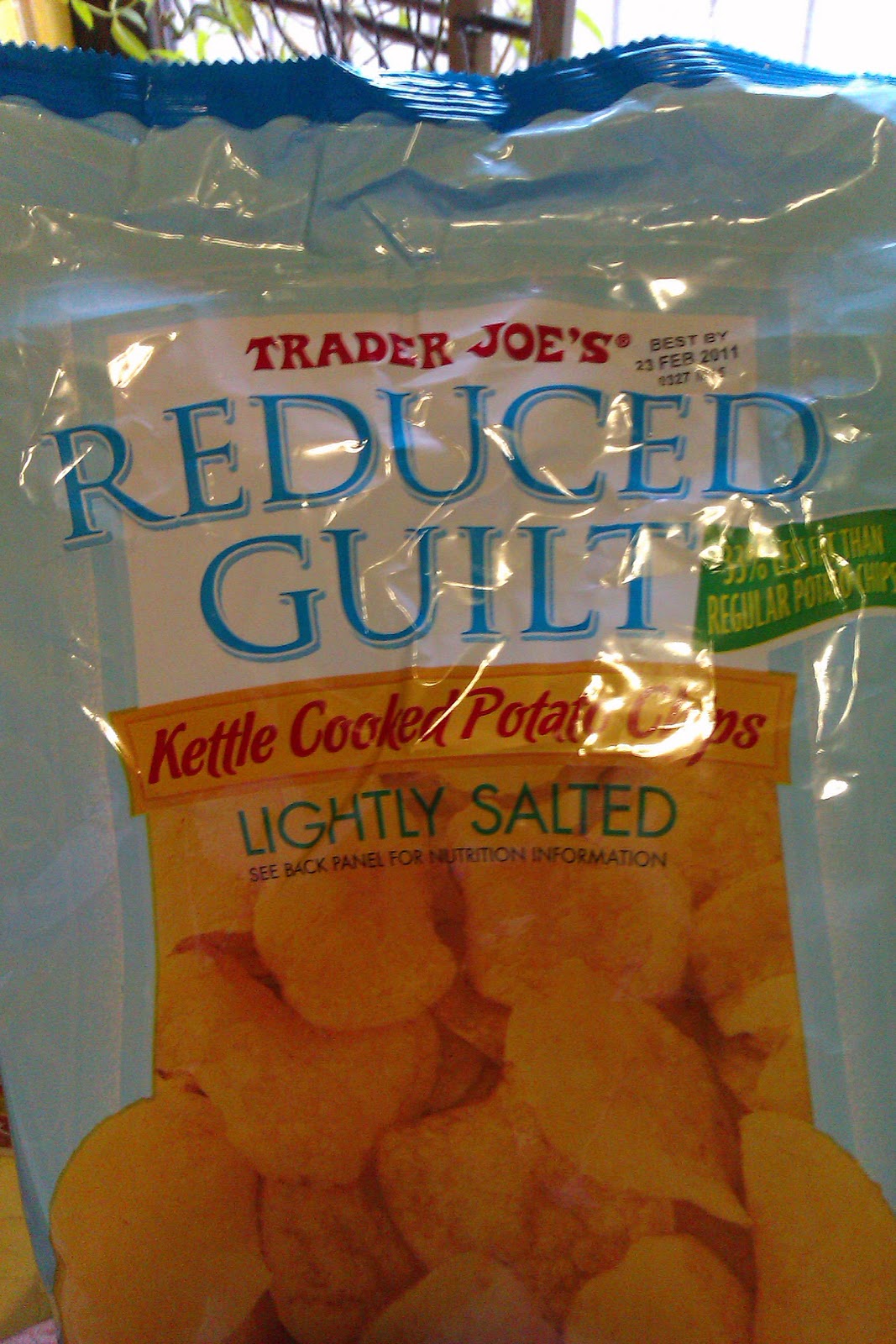 The Cupcake Criminal Trader Joes Reduced Guilt Kettle Chips