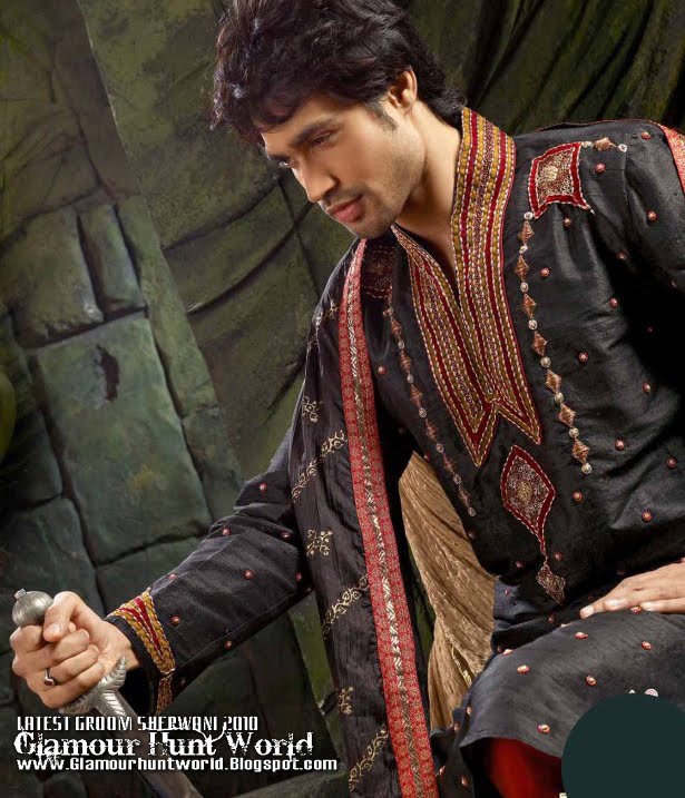 Fashion Style Update Groom Sherwani 2010 Groom Dresses 2010 In
