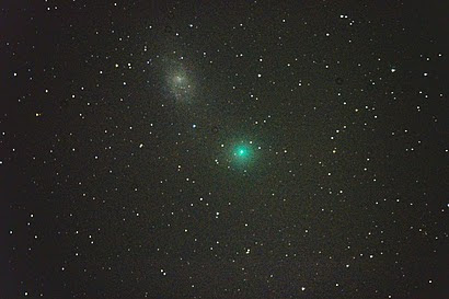 cometa 8P tuttle e galassia M33