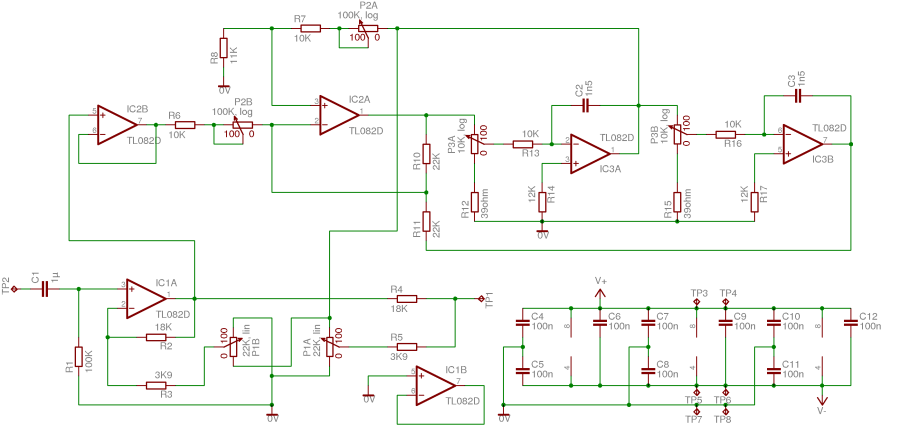 PCB Parametric Audio Equalizer - Electronik & Computer