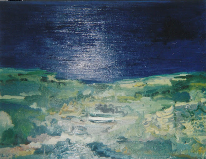 Grand tableau d'expo repris.... (ciel bleu de prusse)