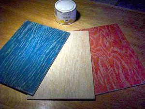 blue wood dye