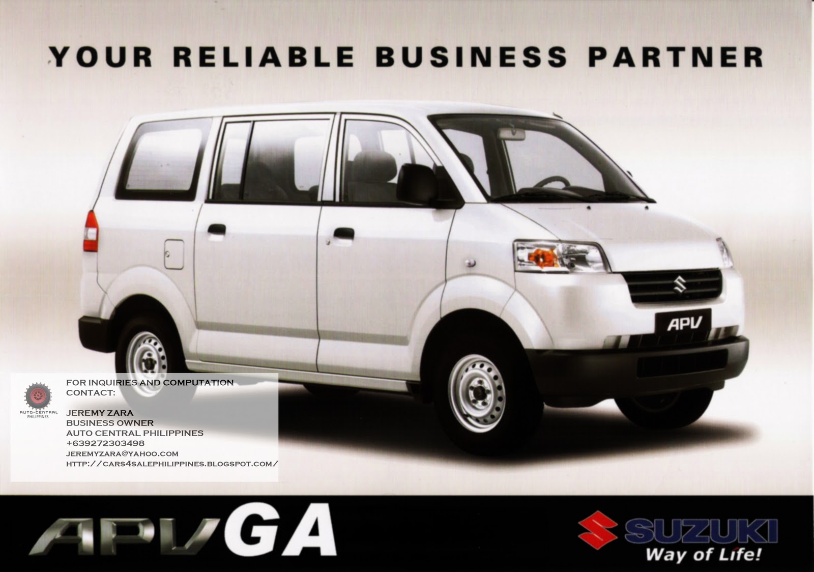Brand New Cars for Sale BRAND NEW SUZUKI APV FOR SALE