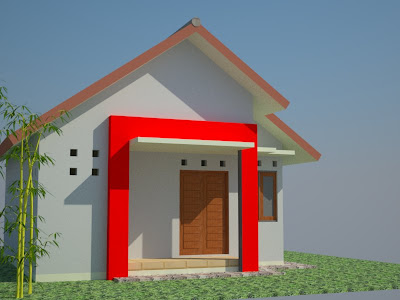 Desain Kamar Mandi Sederhana on Desain Rumah Ini Punyai Luas 40 M2  Dengan 1 Kamar Tidur  Ruang Tamu