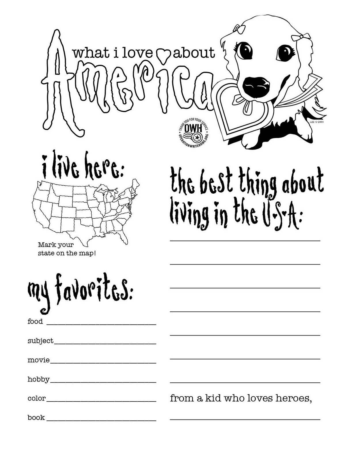 Homefront Blog Owh Coloring Pages The Whole Collection