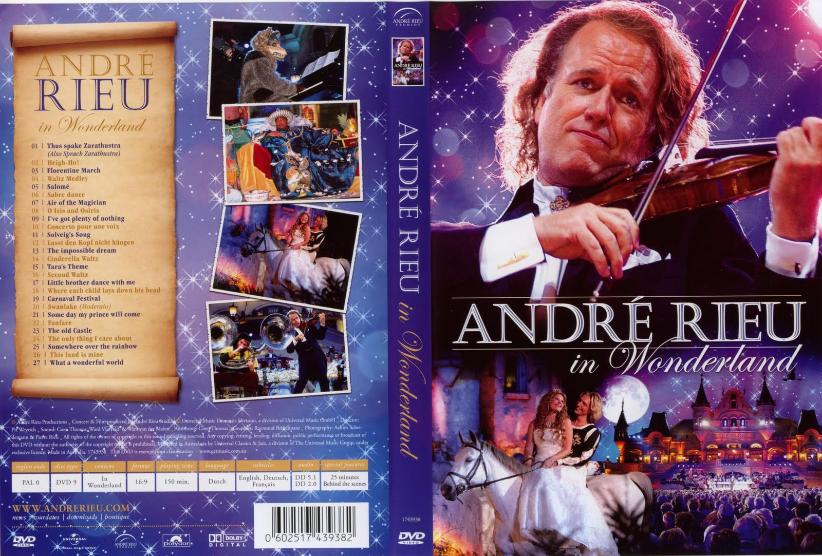 Andre Rieu in Wonderland by Andr Rieu on Amazon Music