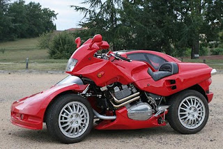 New Car, a Motorcycle-powered Unique 