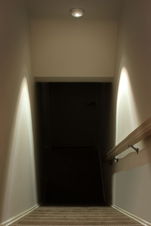 Mr Beams Battery Powered Led Lighting Solutions Light Up Dark Light Up Dark Stairs With The Mr Beams Ceiling