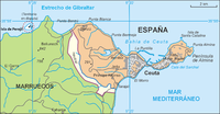 MAPA DE CEUTA