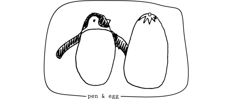 pen and egg