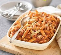 Beef and pasta bake